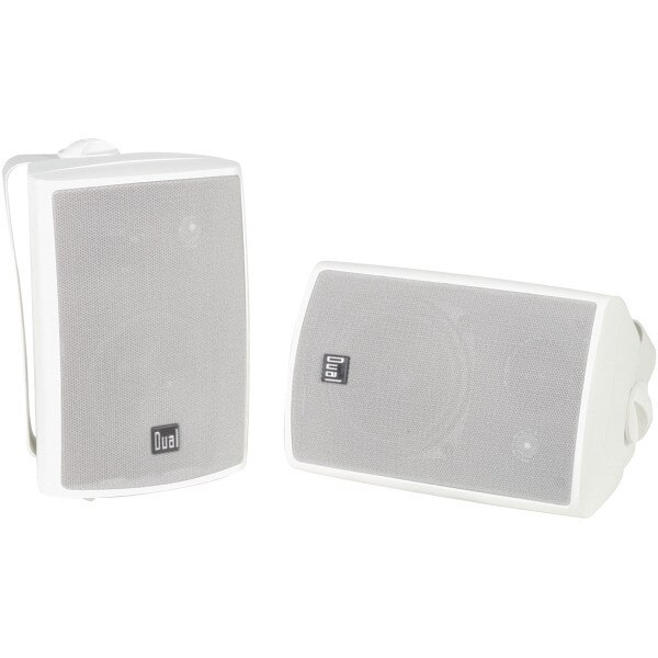 Dual LU43PW 4" 3Way Indoor/Outdoor Speaker Pair White